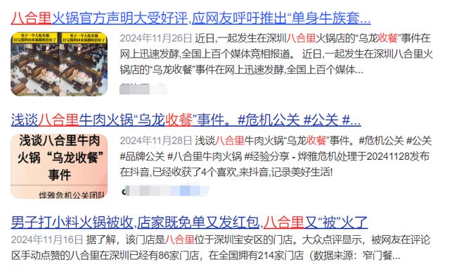 盘点2024年度餐饮9大危机公关事件(图11)